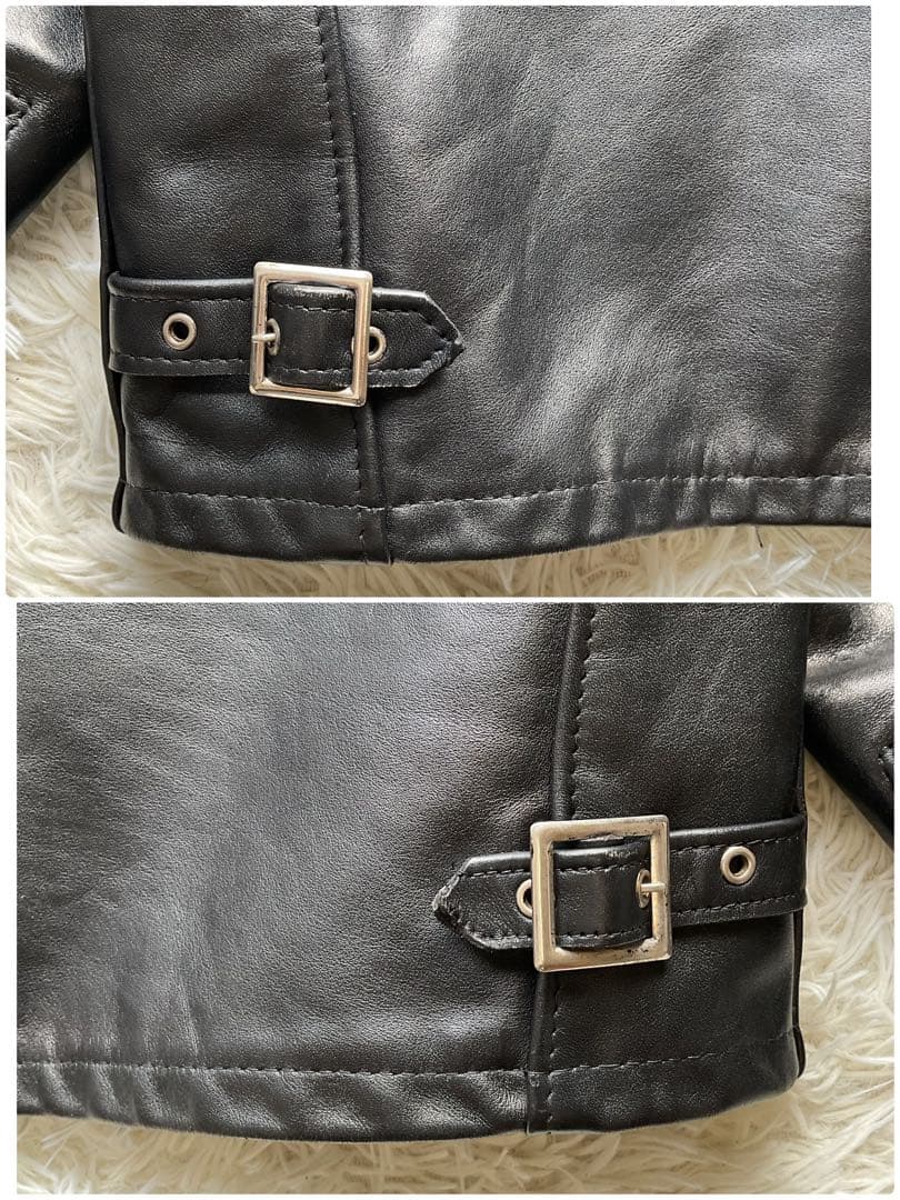 美品✨schott 641 レザージャケット　シングルライダース　本革　40 黒