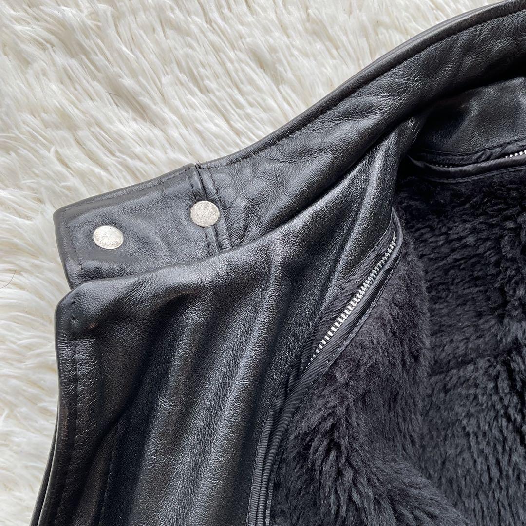 美品✨schott 641 レザージャケット　シングルライダース　本革　40 黒