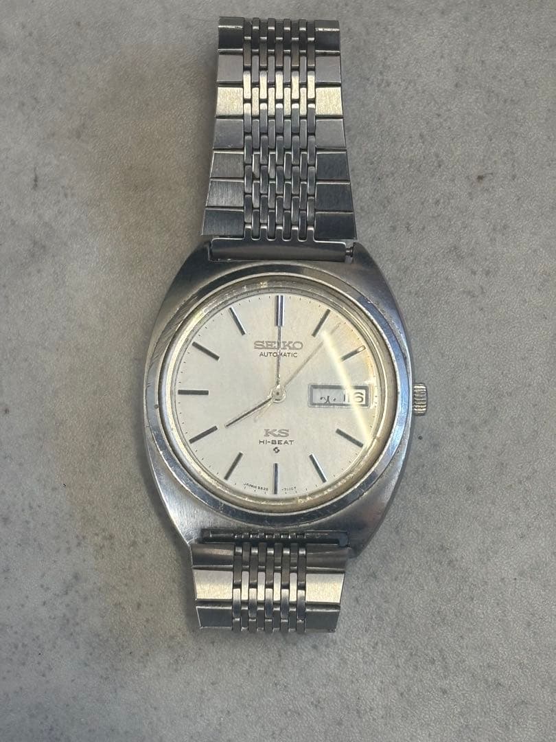 【稼働】SEIKO KS HI-BEAT 自動巻き時計　訳アリ品