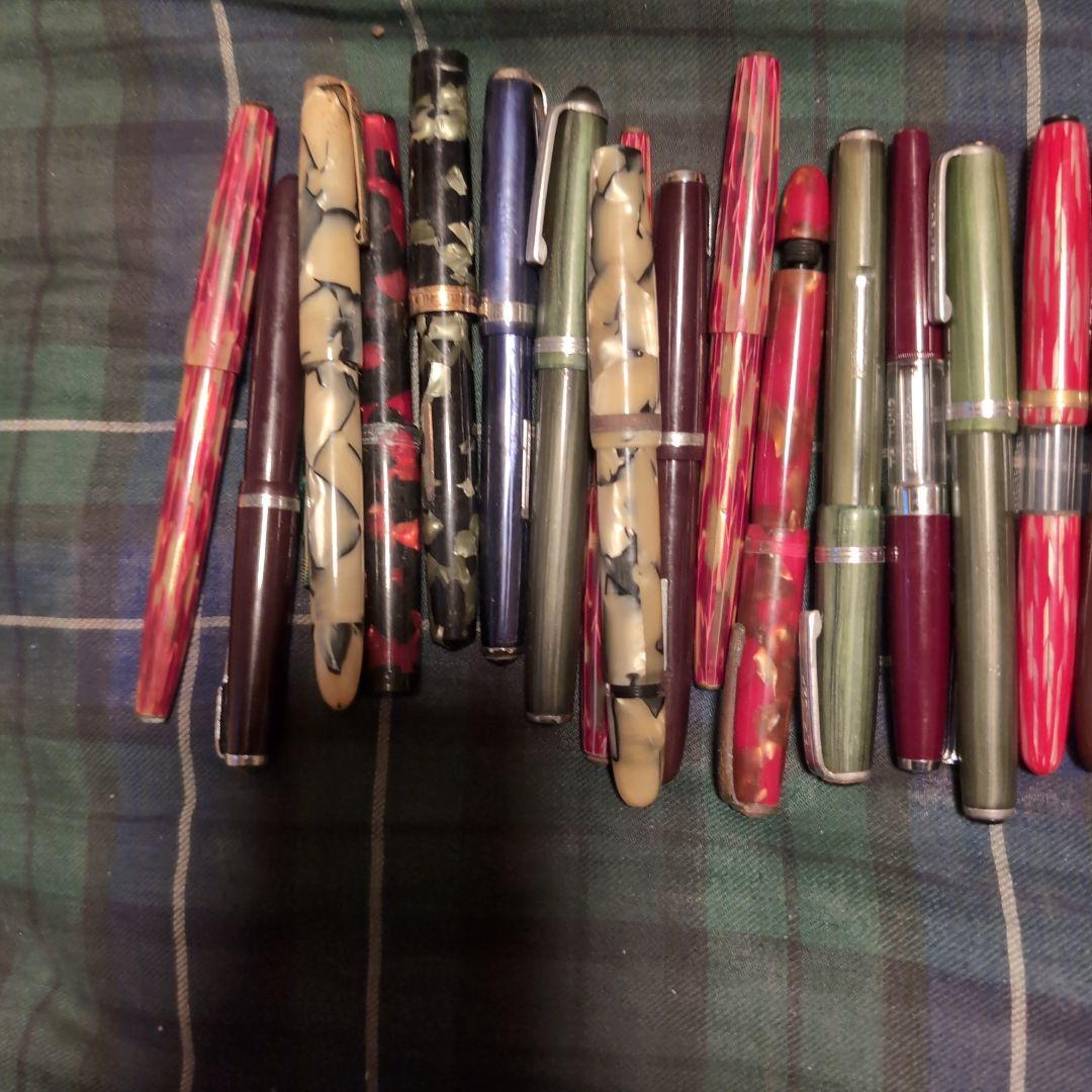 ケ*ん様 万年筆 　セルロイド　ペン先　ジャンク