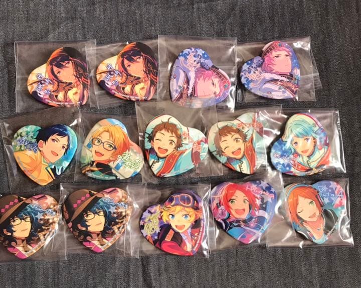 あんスタ とるパカ ハート缶バッジ