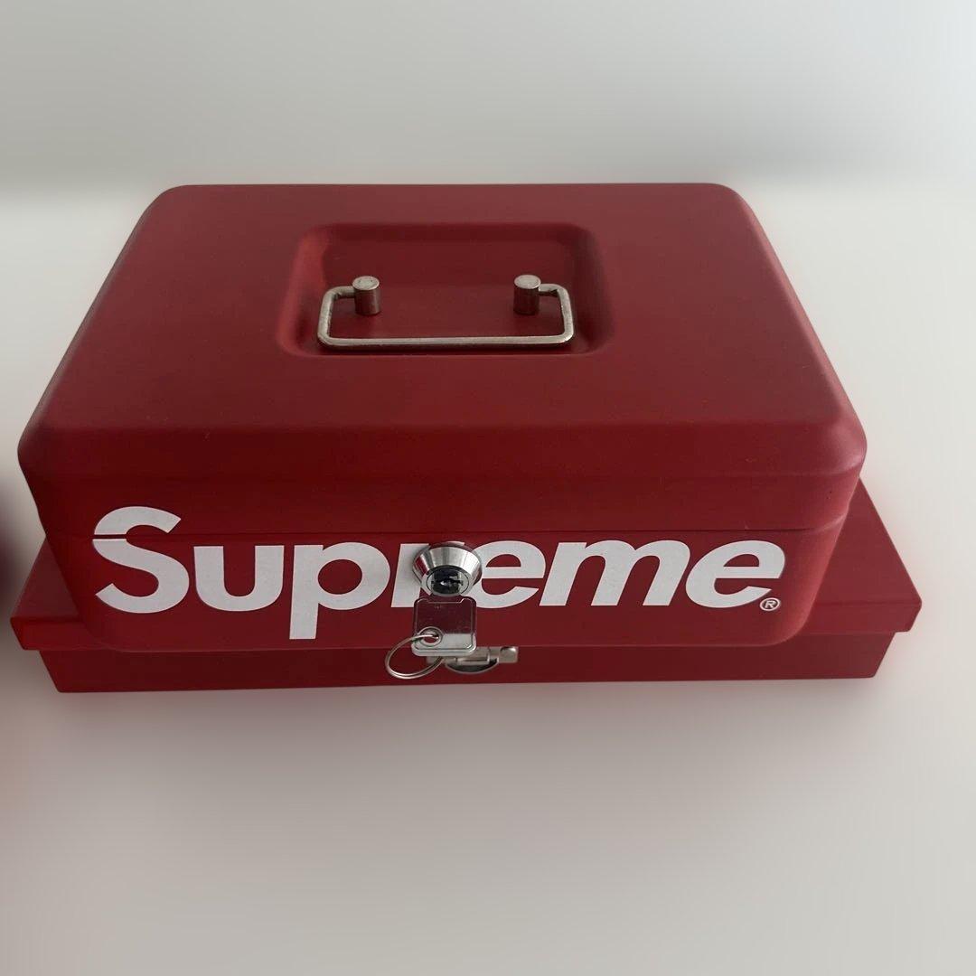 Supreme レッド収納ボックス6個セット