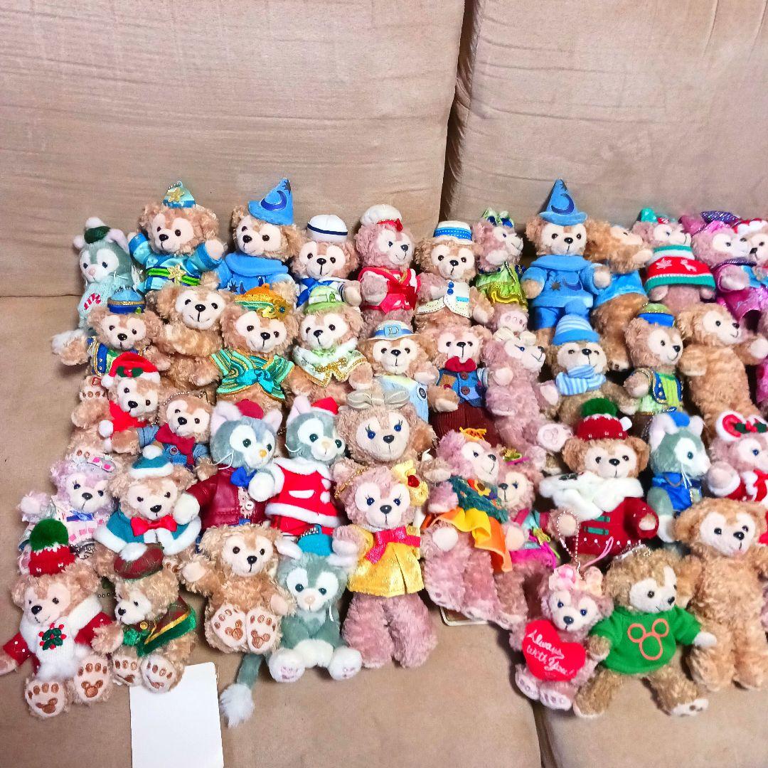 ダッフィー　シェリーメイ　ジェラトーニ ぬいぐるみ　まとめ売り　72個