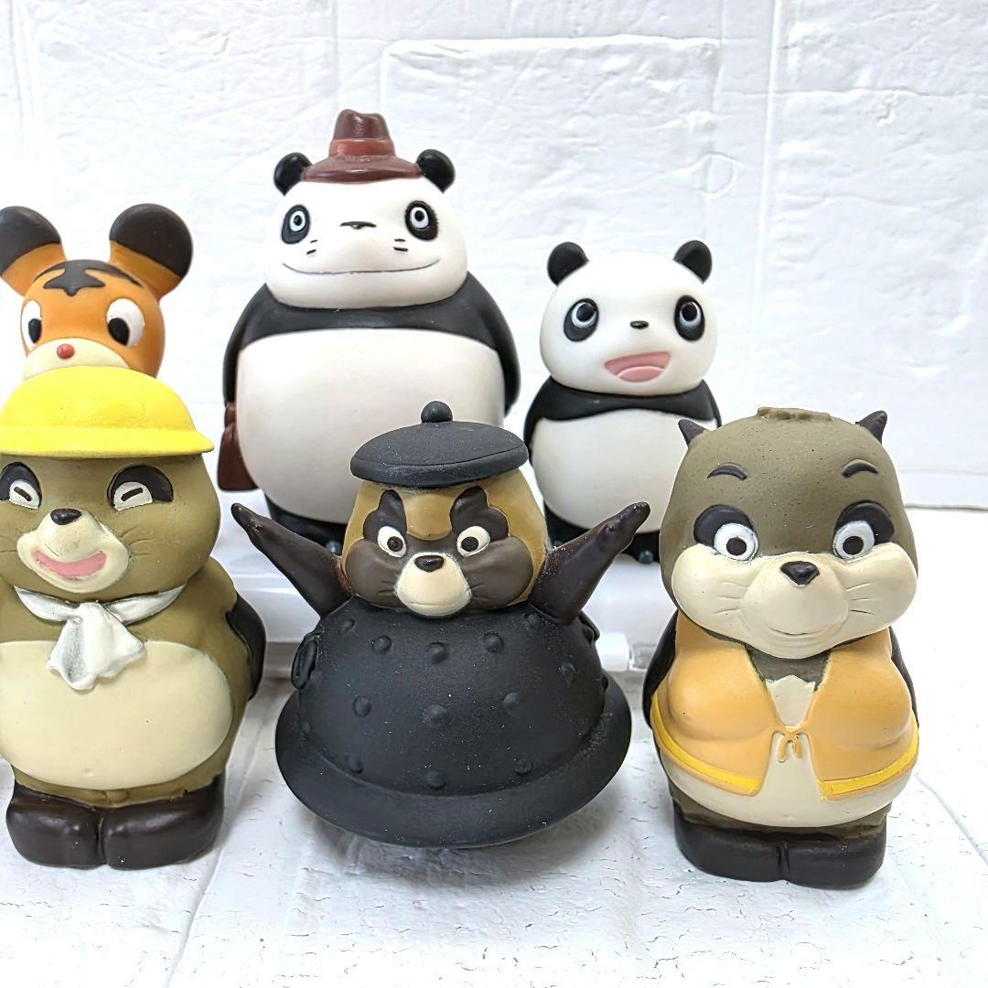 【平成狸合戦ぽんぽこ&パンダコパンダ】指人形　7種セット　未使用　まとめ売り