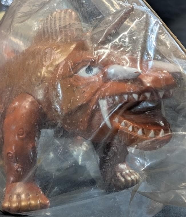 昭和ガメラ透明頭・ジャイガー（マーミット）ビニールパラダイス未開封２体セット