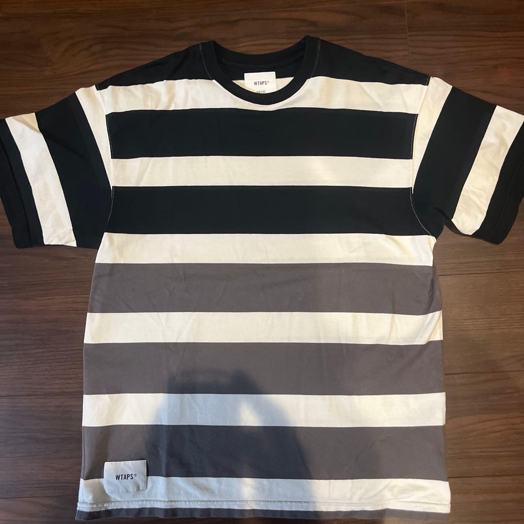WTAPS ストライプ Tシャツ サイズ X 03