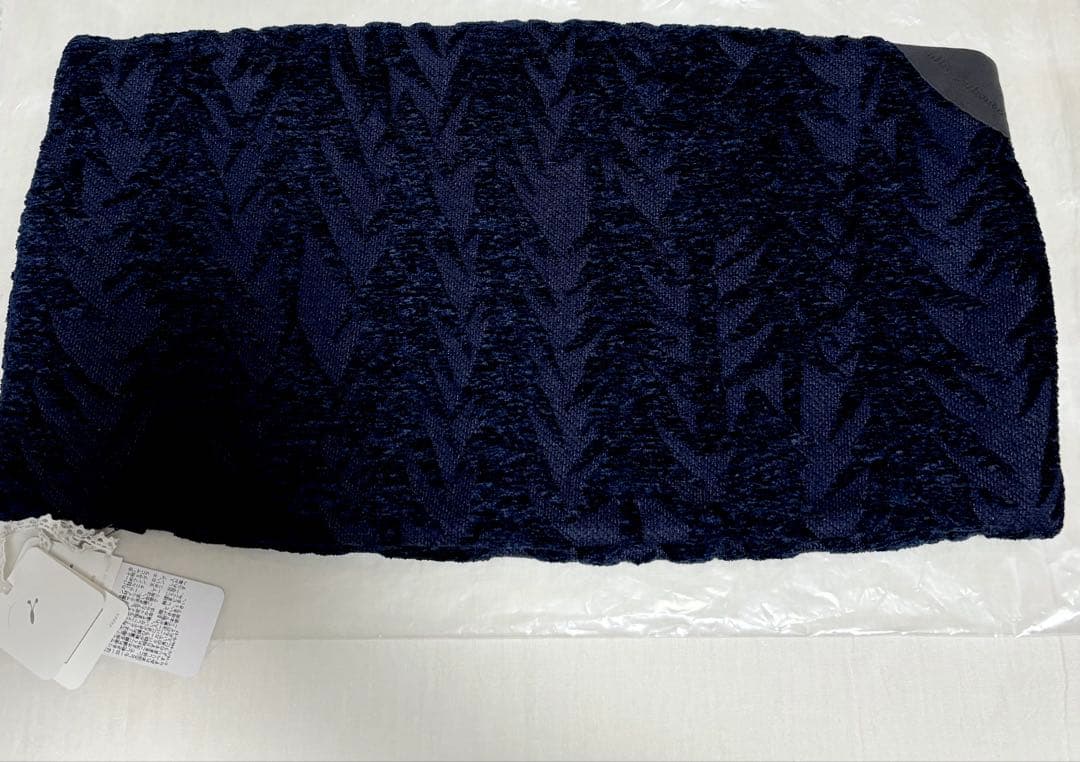 【レア】新品未使用　ミナペルホネン salo クッションカバー　ネイビー