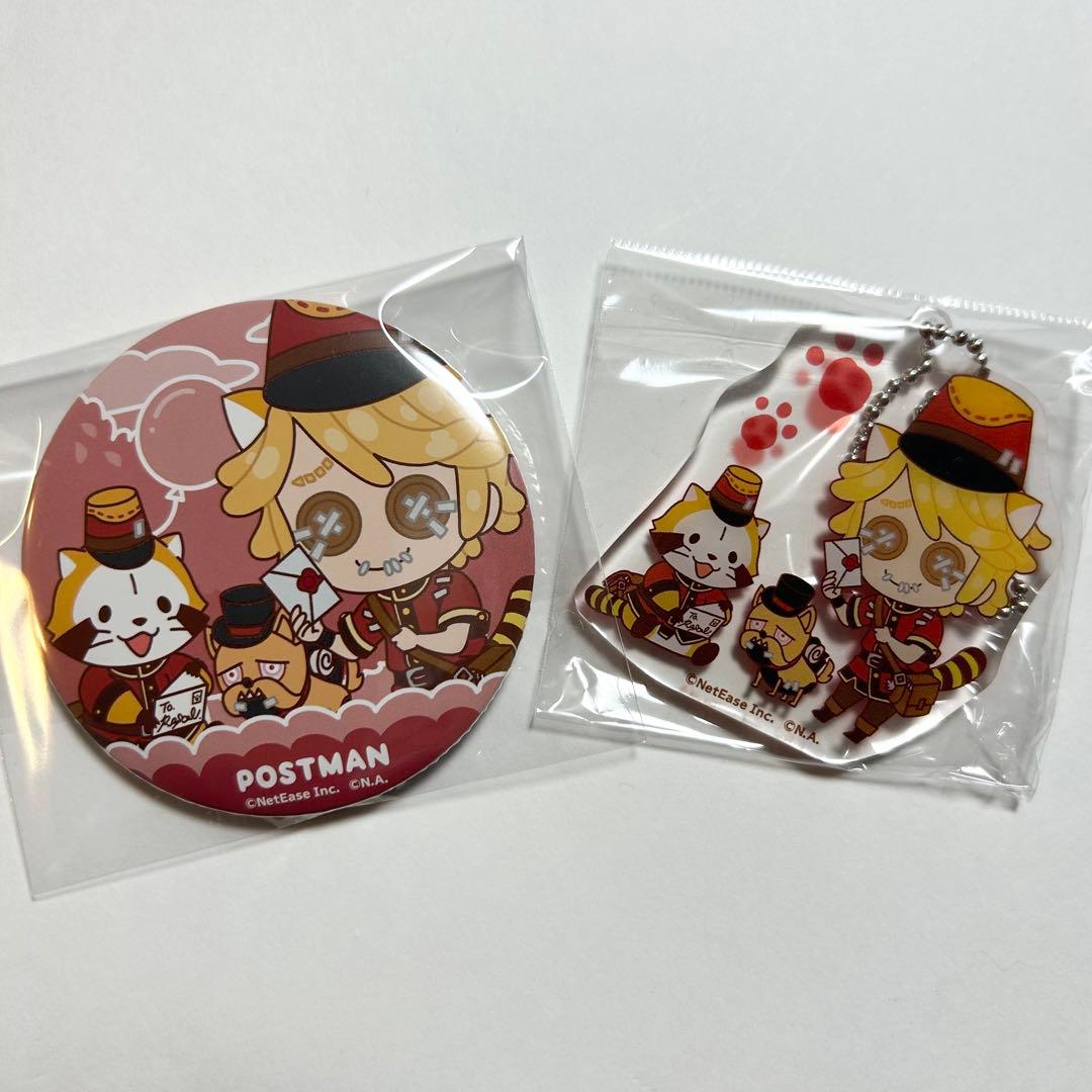 第五人格　ポストマン　缶バッジ　アクリルキーホルダー　ラスカル