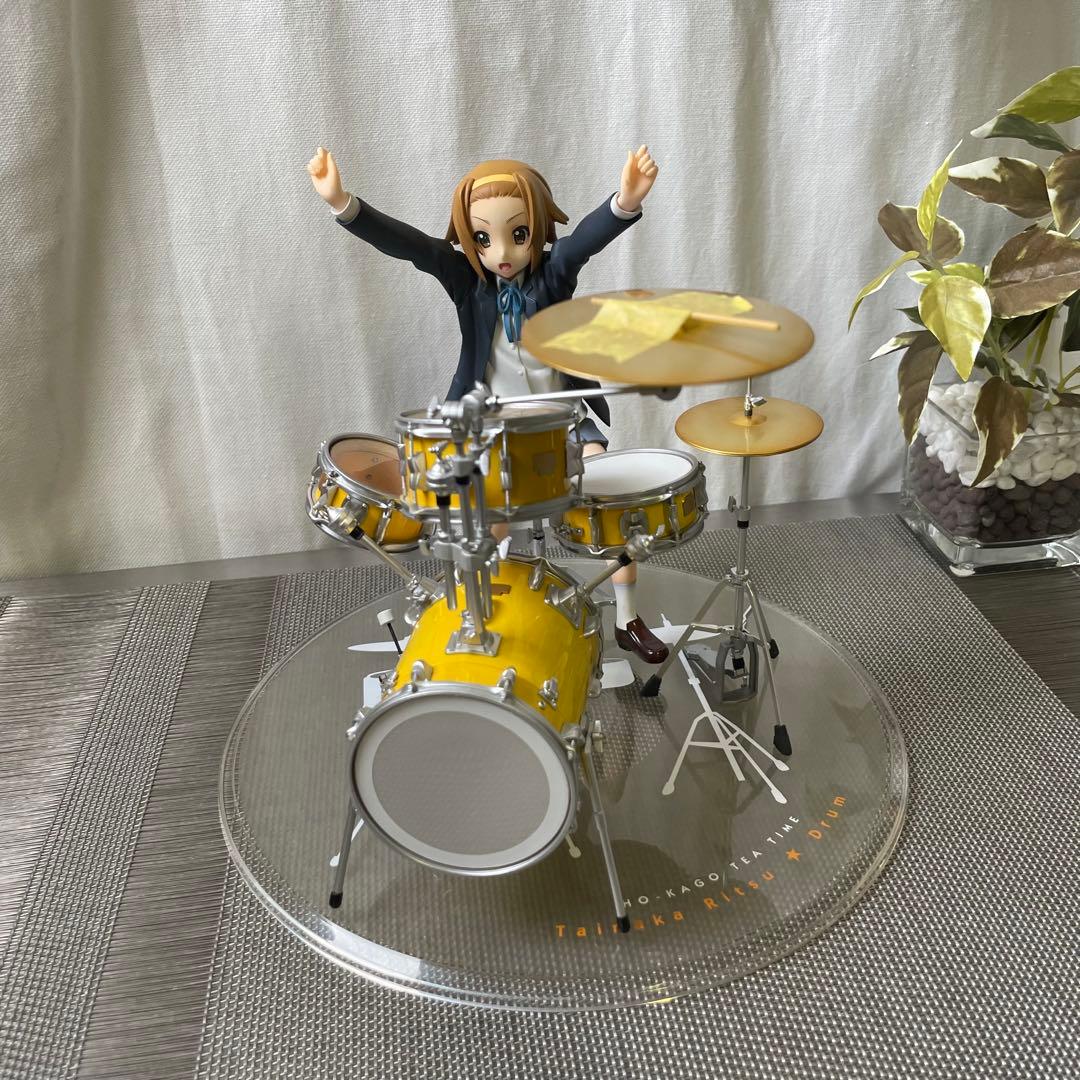 64124 アルター&プライズ製ドラム　けいおん! 1/7 田井中 律 現状品