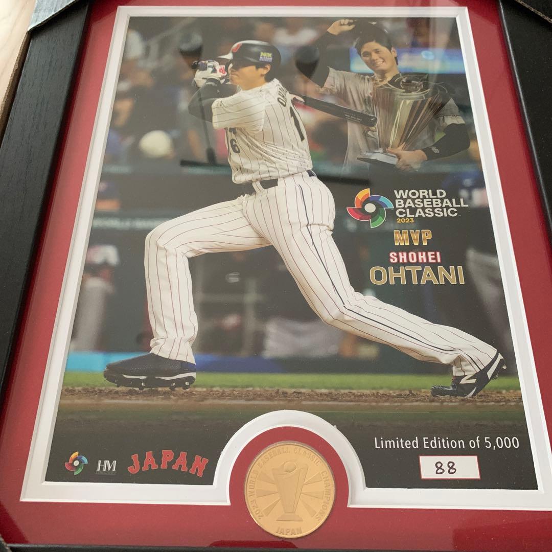 優勝⭐︎限定品⭐︎WBC 2023年 大谷翔平MVP獲得記念フォトフレーム