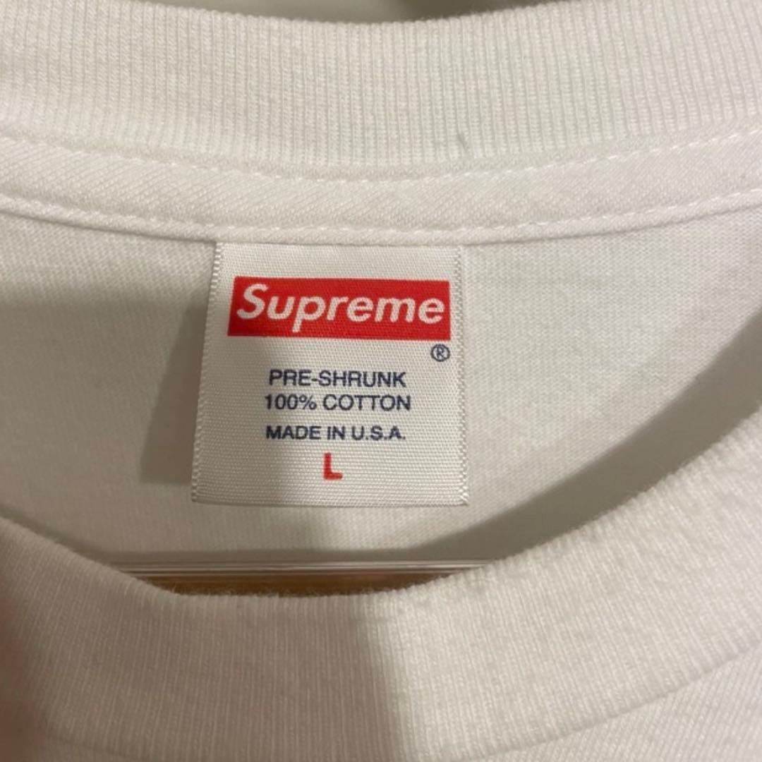 Supreme Cross Box Logo Tee White Lサイズ