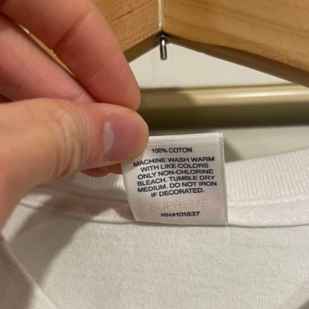 Supreme Cross Box Logo Tee White Lサイズ