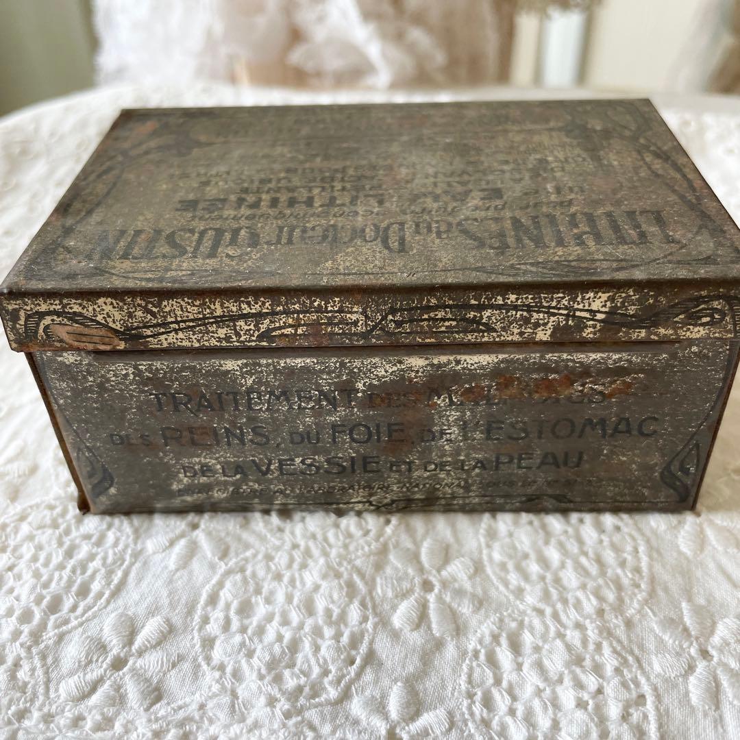 フランスアンティーク　TIN缶