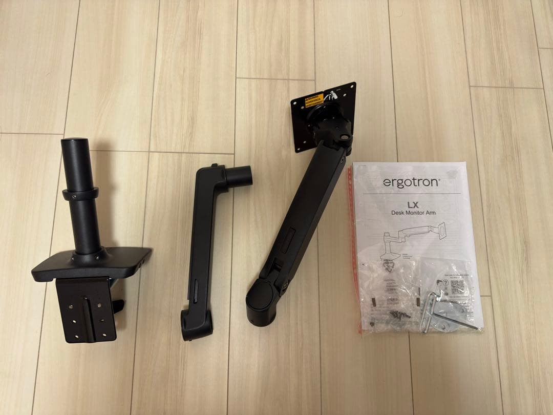 ergotron LX デスクモニターアーム ブラック