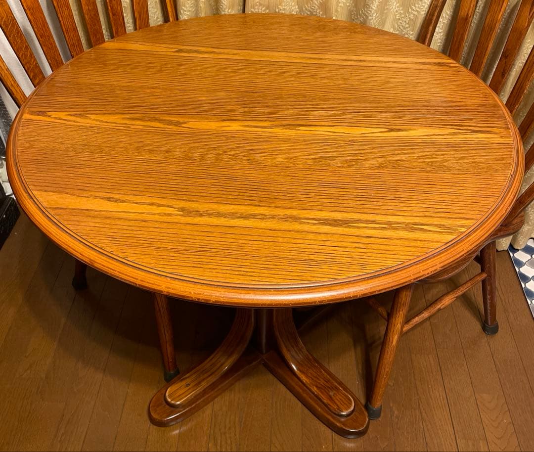 Shin Lee シンリー 伸縮式ダイニングテーブル ラウンド　テーブルのみ