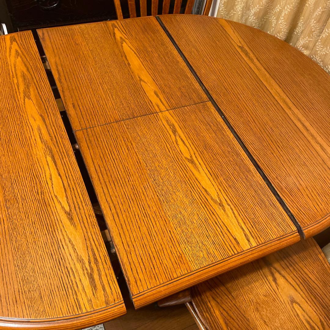 Shin Lee シンリー 伸縮式ダイニングテーブル ラウンド　テーブルのみ