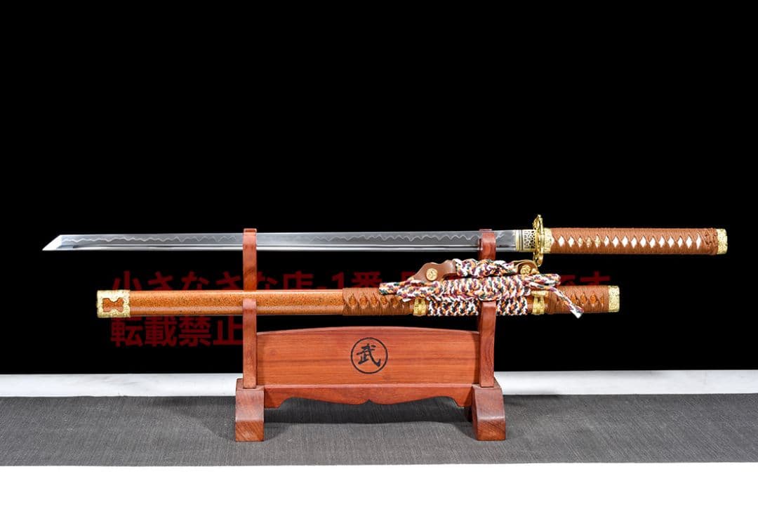 【金蛇唐横刀】武具　刀装具　日本刀　模造刀 居合刀 直刀 武蔵 鑑賞用