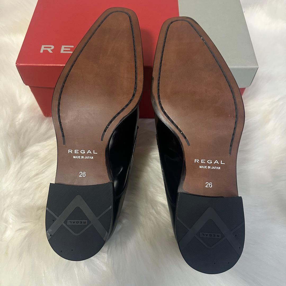 リーガル　Uチップ　レザー　革靴　ドレスシューズ　ビジネスシューズ　26.0cm