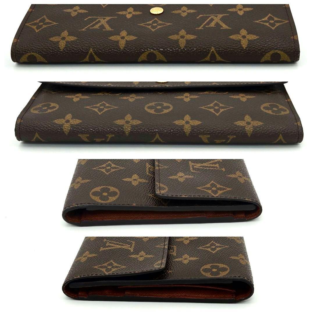 ルイヴィトン モノグラム ポシェット パスポール パスポートケース 三つ折り財布