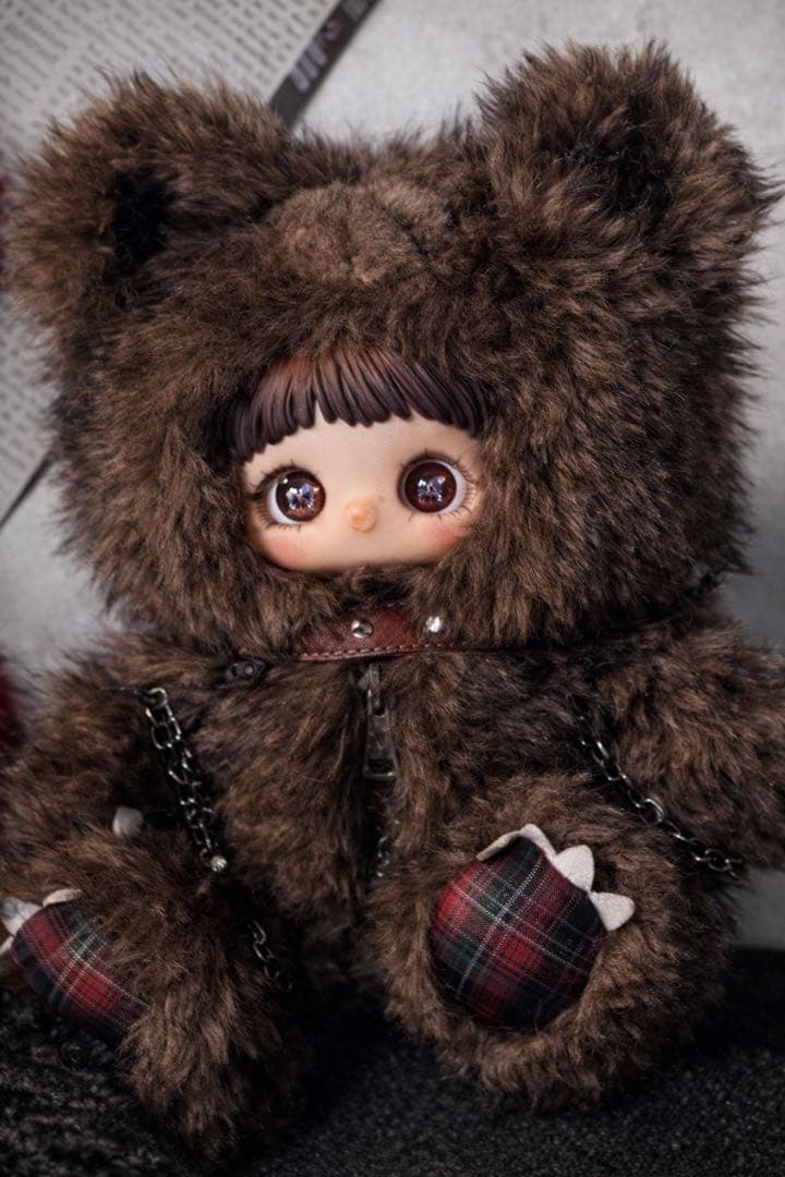 MayMei 霉霉 反逆ぬいぐるみシリーズ 400％ 茶くま　バッグ　メイメイ