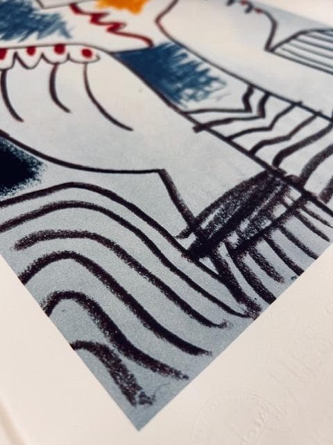 パブロ・ピカソ「ほおづえ」額装ポスター/アート/名画 picasso