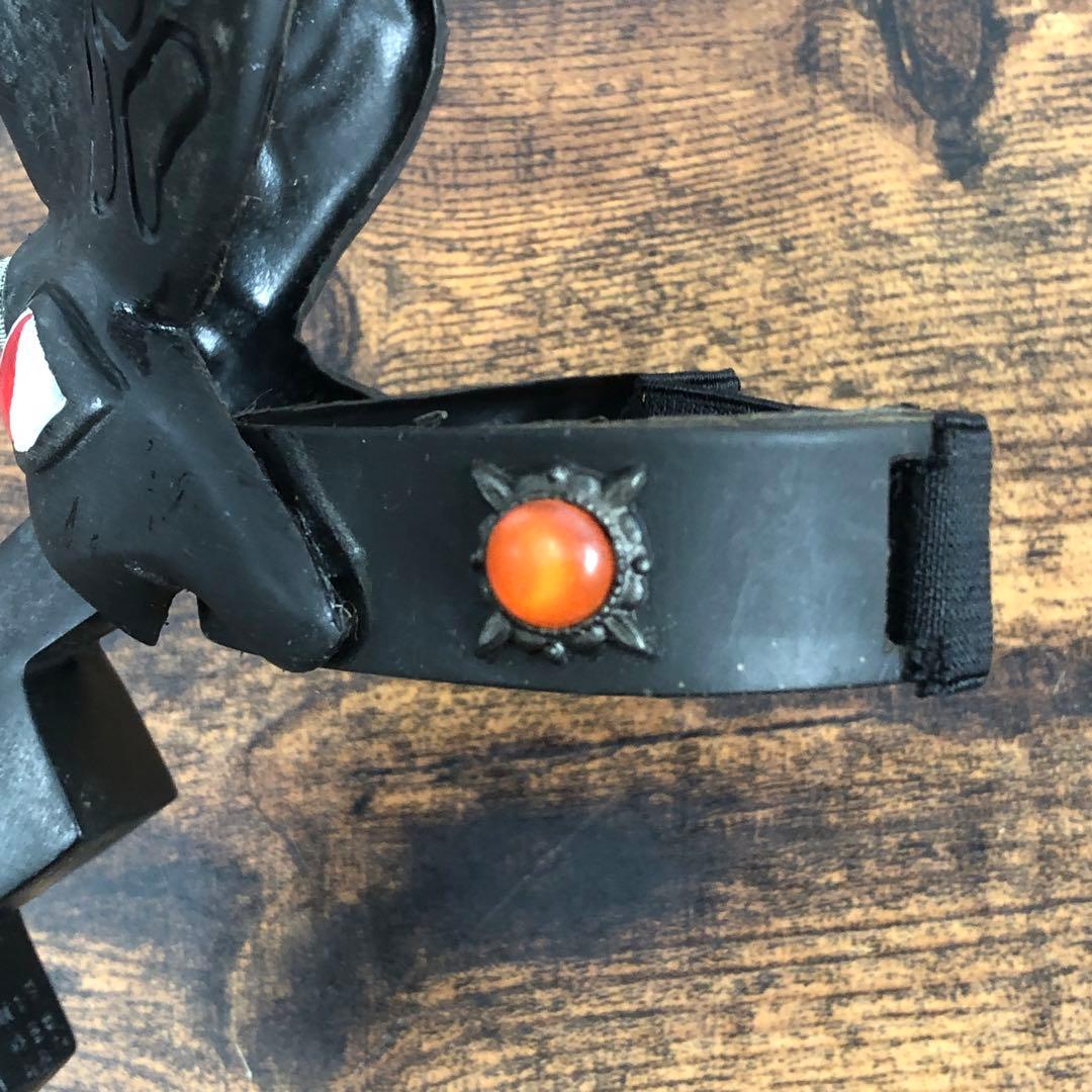 当時物 東映 石森プロ 仮面ライダーアマゾン ギギの腕輪 ソフビ