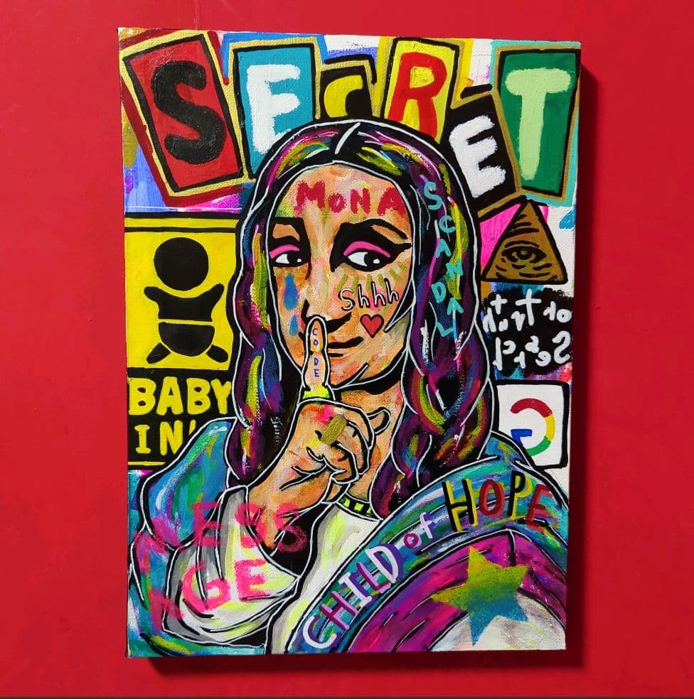 【F4号/SALE】Secret-モナリザの秘密？- 《陰謀論テーマ》