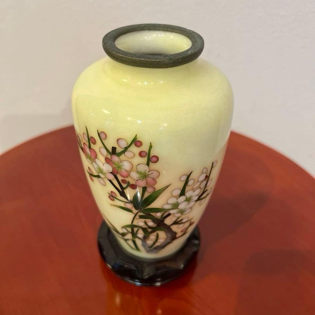 七宝焼　花瓶　一輪挿し