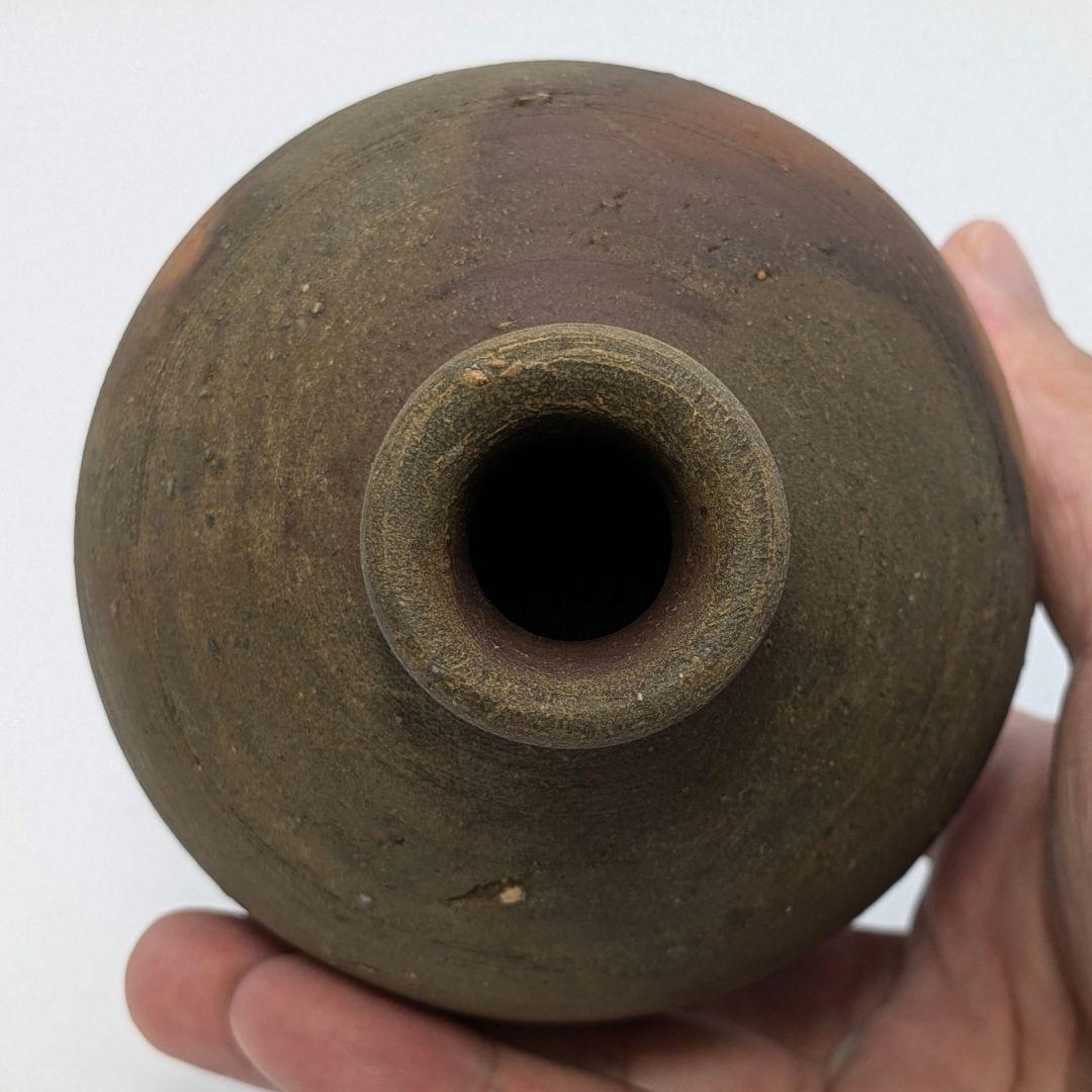 人間国宝 藤原啓 備前焼 徳利 共箱共布栞 酒器 とっくり 花器 一輪挿し花瓶