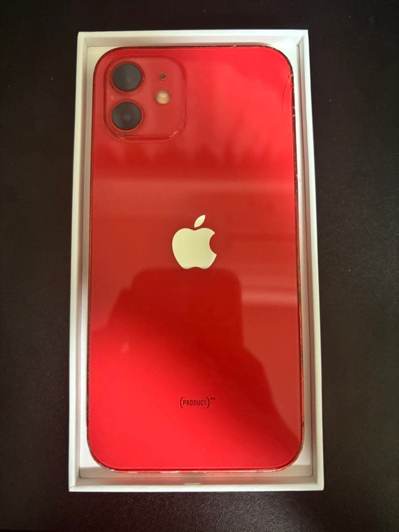 iPhone12 128gb 本体 箱付き レッド