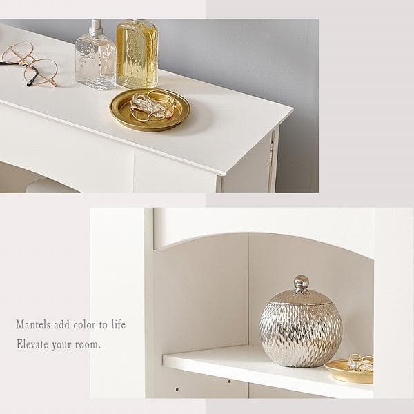 ⑦エレガント マントルピース 収納 5段 キャビネット システムラック 姫系