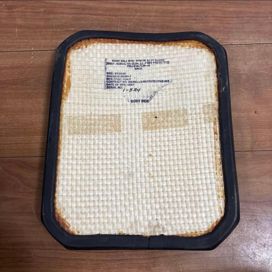 米軍実物　PRU－60Ａ HARD BALLISTIC ARMOUR プレートM