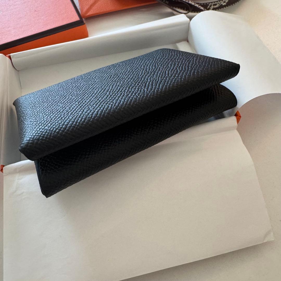 【新品未使用】HERMES カルヴィデュオノワール（エプソン）25年購入/W刻印