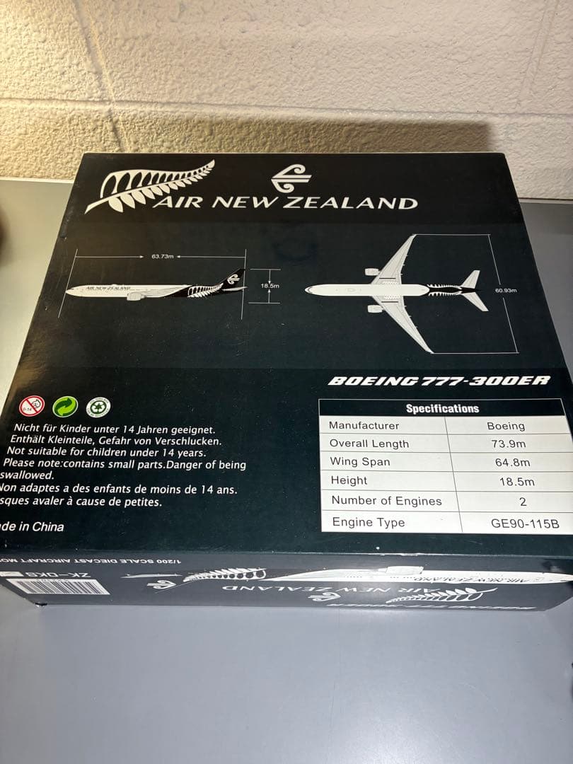 Jcwings Boeing777-300ER 1/200 ニュージーランド航空