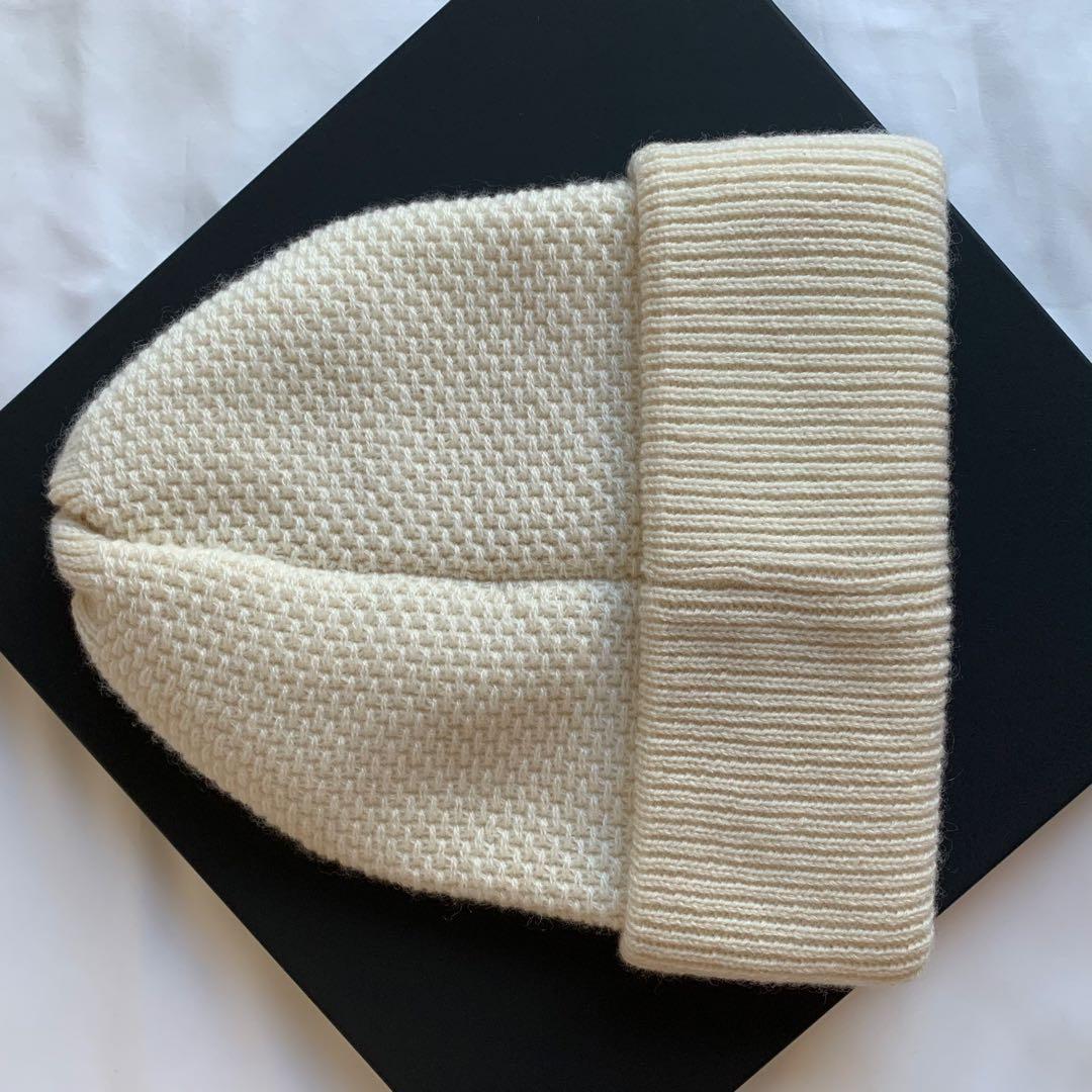 【新品】CHANEL CCロゴ ニット帽