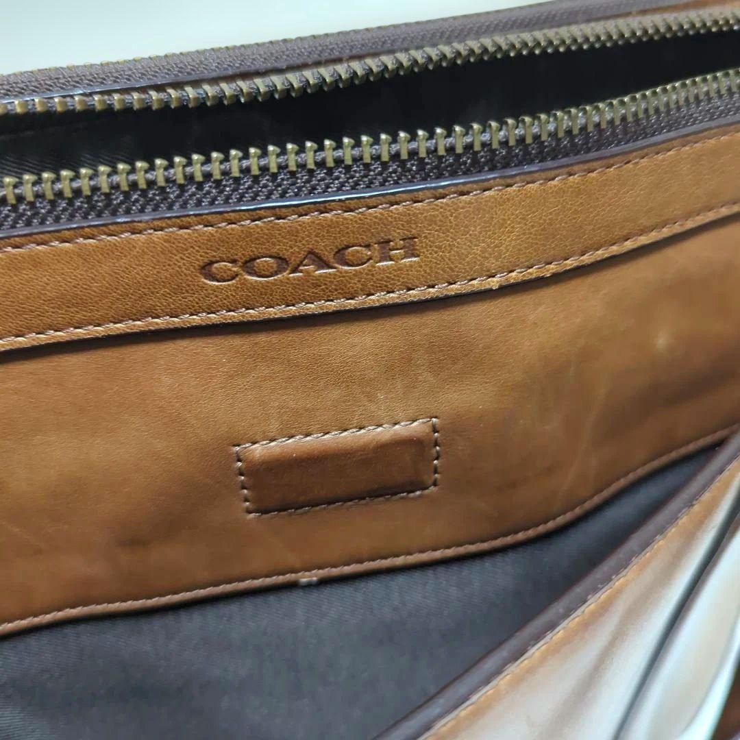 COACH　メトロポリタンレザー　2WAYショルダーバッグ