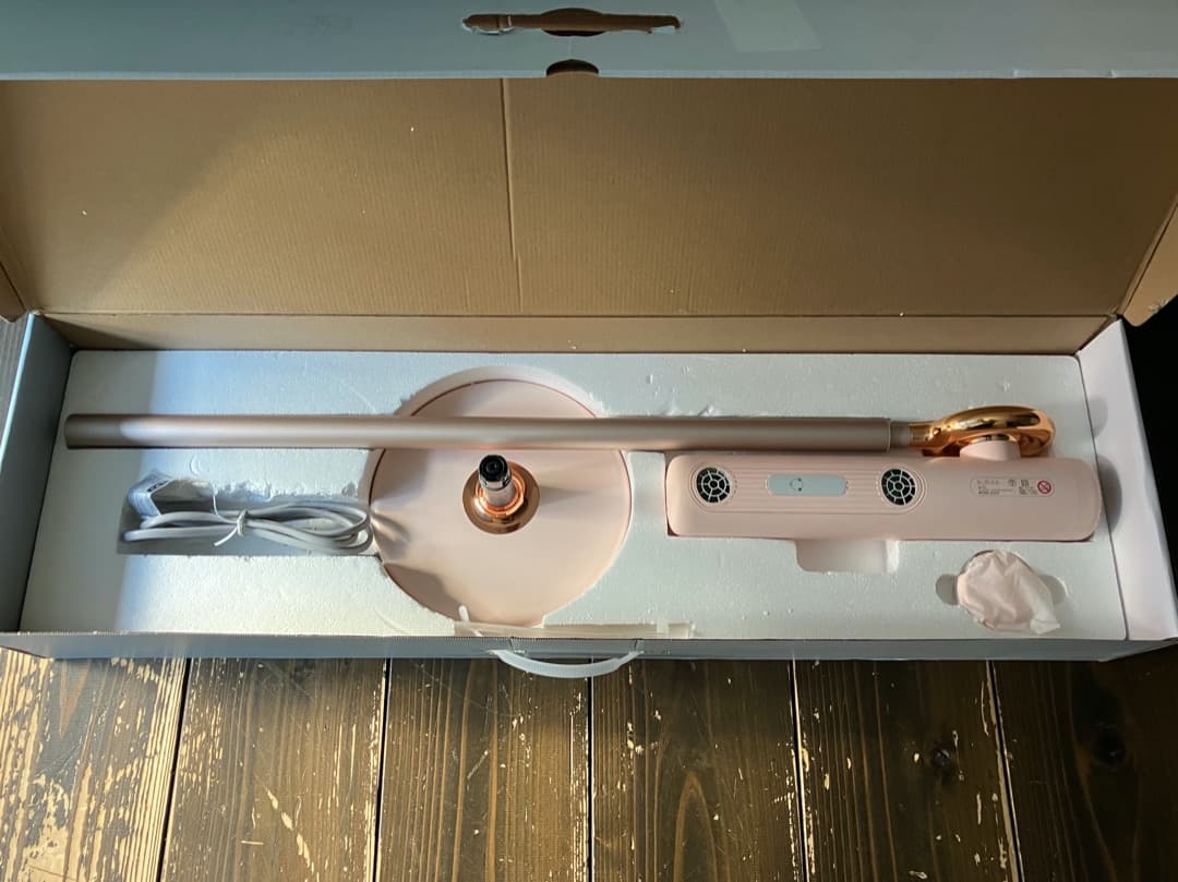 BISARA ビサラ ハンズフリースタンドヘアドライヤー QS151 ピンク