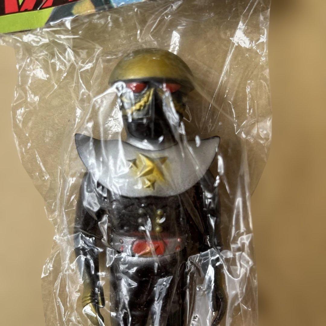 【未開封品】年代物 ポピー 人造人間キカイダー01 ハカイダー ソフビフィギュア