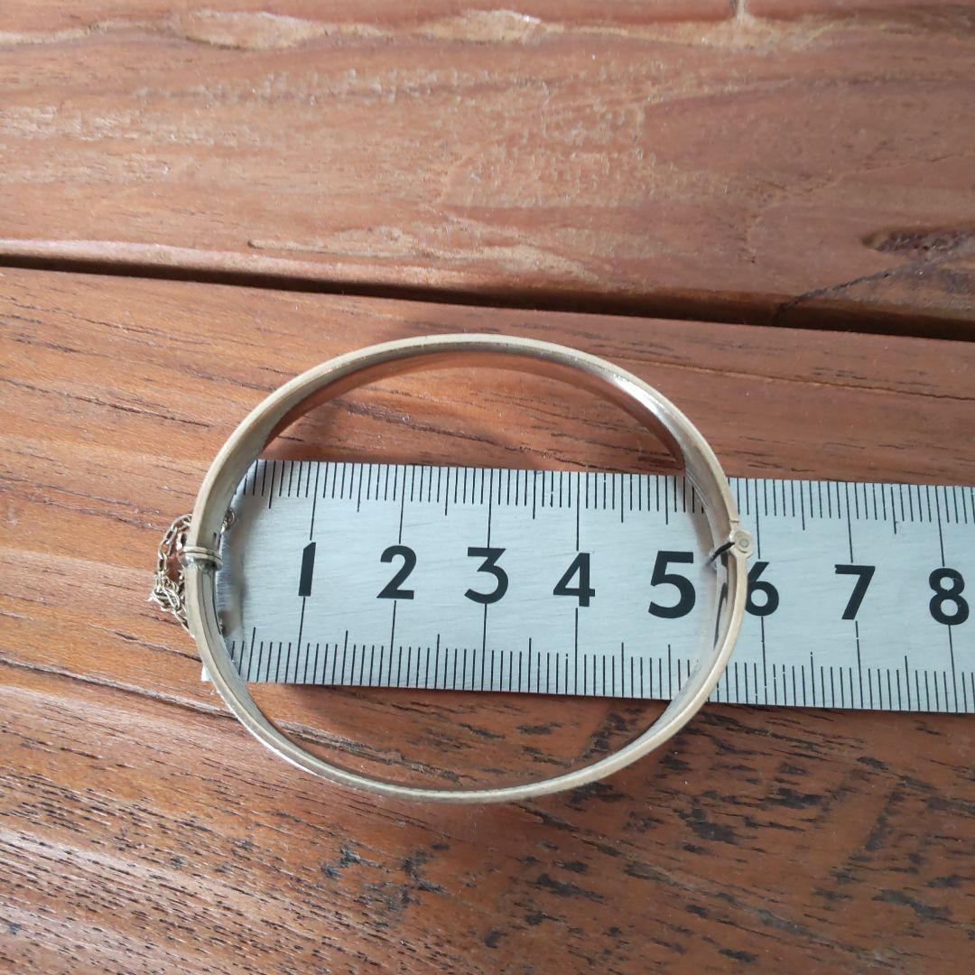 イギリスアンティーク　9ct rolled gold バングル