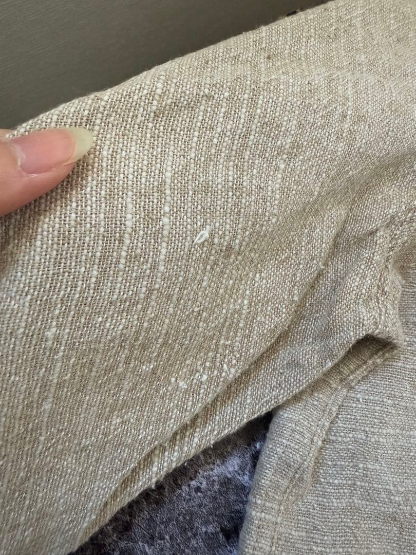 【最終値下げ】うさと/Usaato ボタンアップシャツ 長袖※自然素材