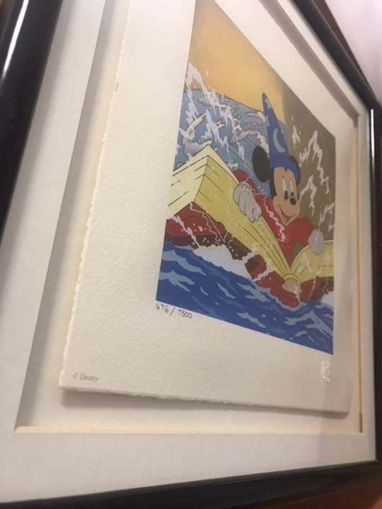 Fantasia Disney Mickey Mouse 原画 アニメ 絵画