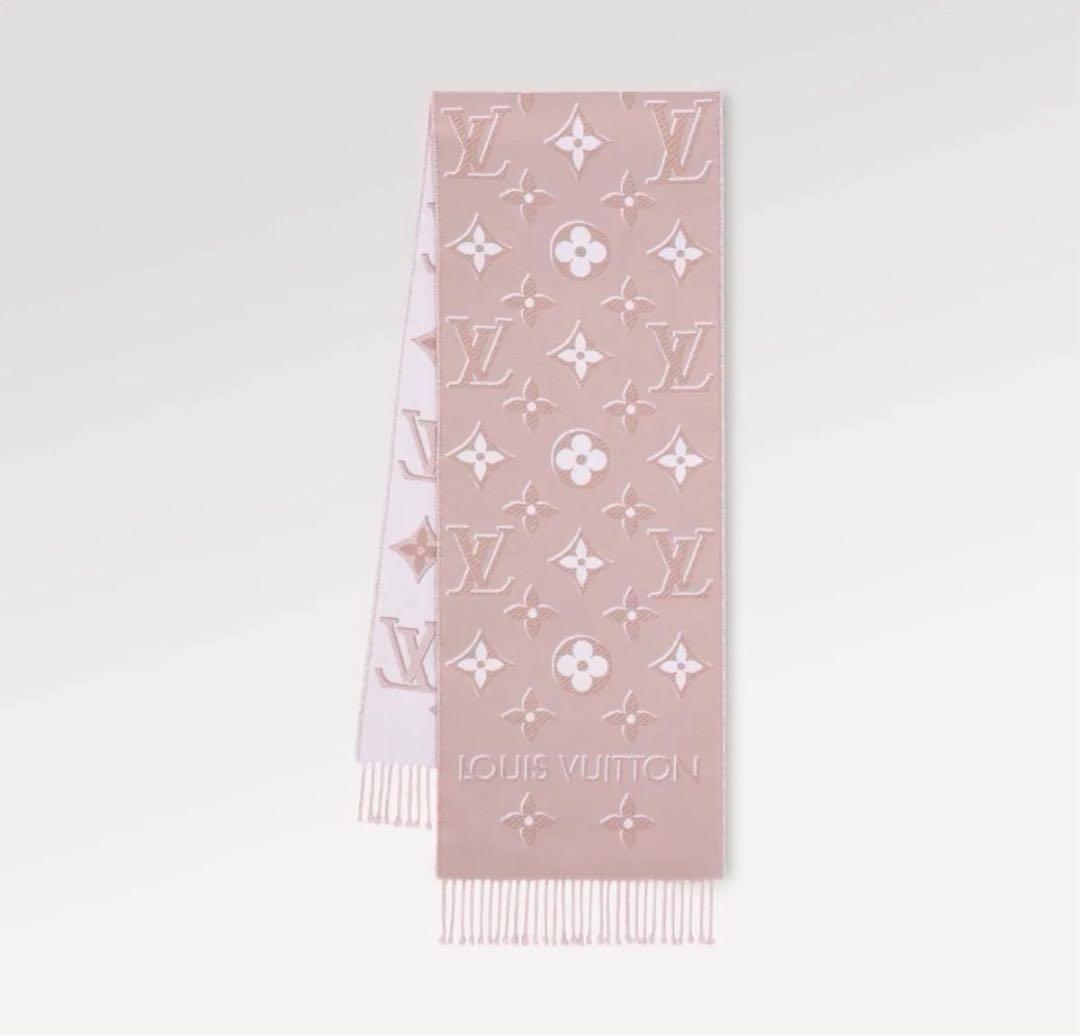 LOUIS VUITTON ピンク マフラー