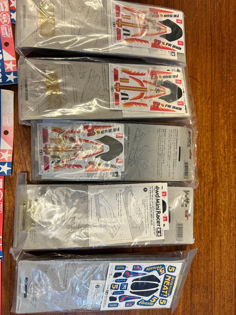 ミニ四駆 アスチュアー アバンテ ファイヤードラゴン ウイニング フォーミュラ