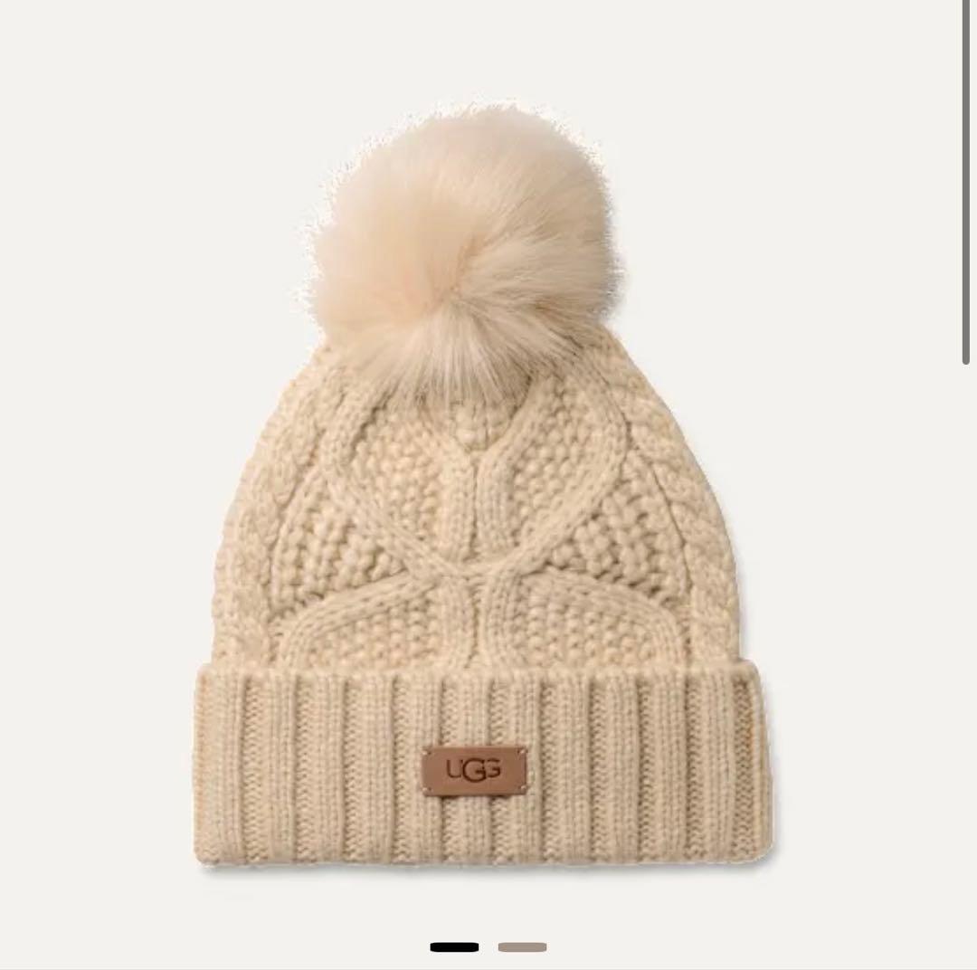 ♡ UGG ニット帽 2025秋冬カラーCream ホワイト