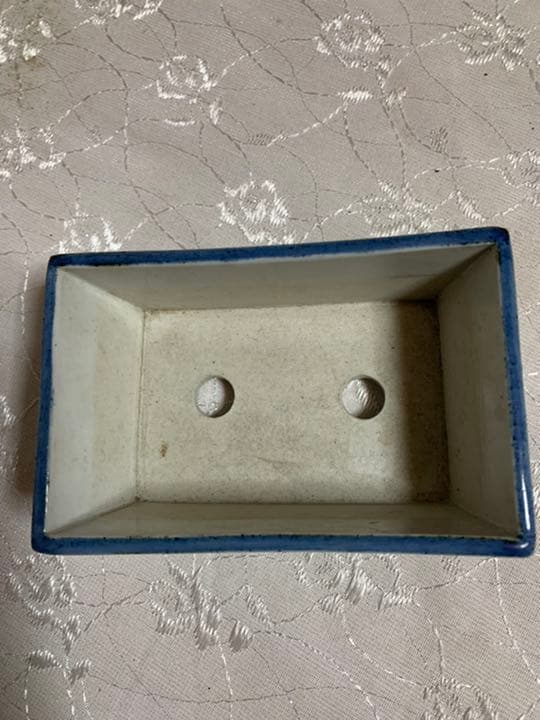 九谷万平窯　絵鉢　盆栽鉢