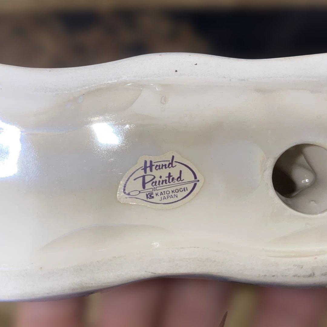 KATO工芸　イルカ　ドルフィン置物　美品 動物　幸運　癒し