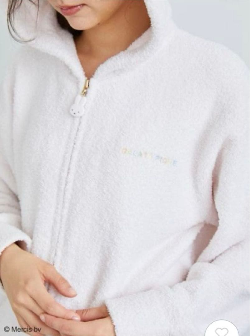 ジェラートピケ　Dick Bruna ベビモコパーカ&ショートパンツセット