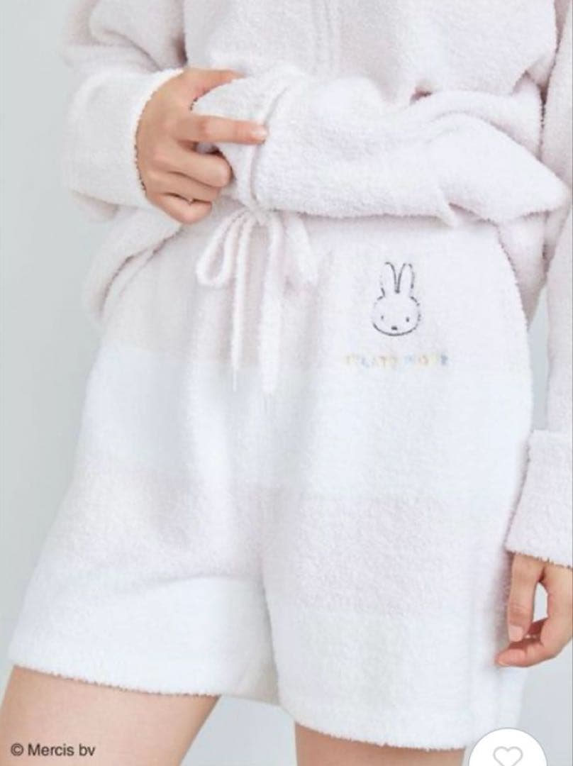 ジェラートピケ　Dick Bruna ベビモコパーカ&ショートパンツセット