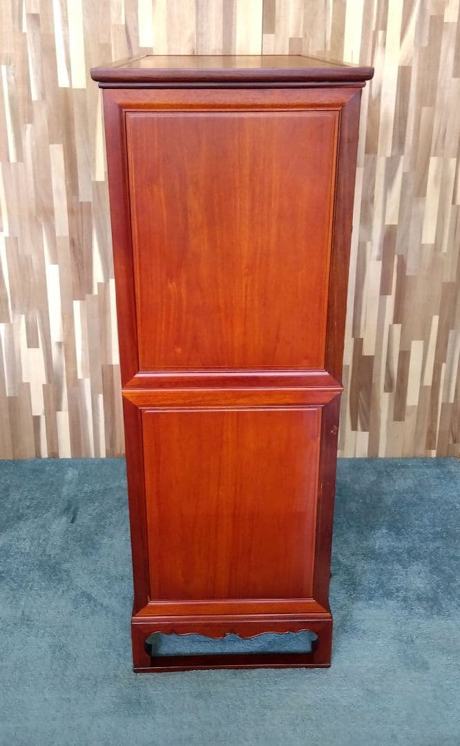 アンティーク　唐木　象嵌模様 花鳥図 李朝家具 李朝箪笥