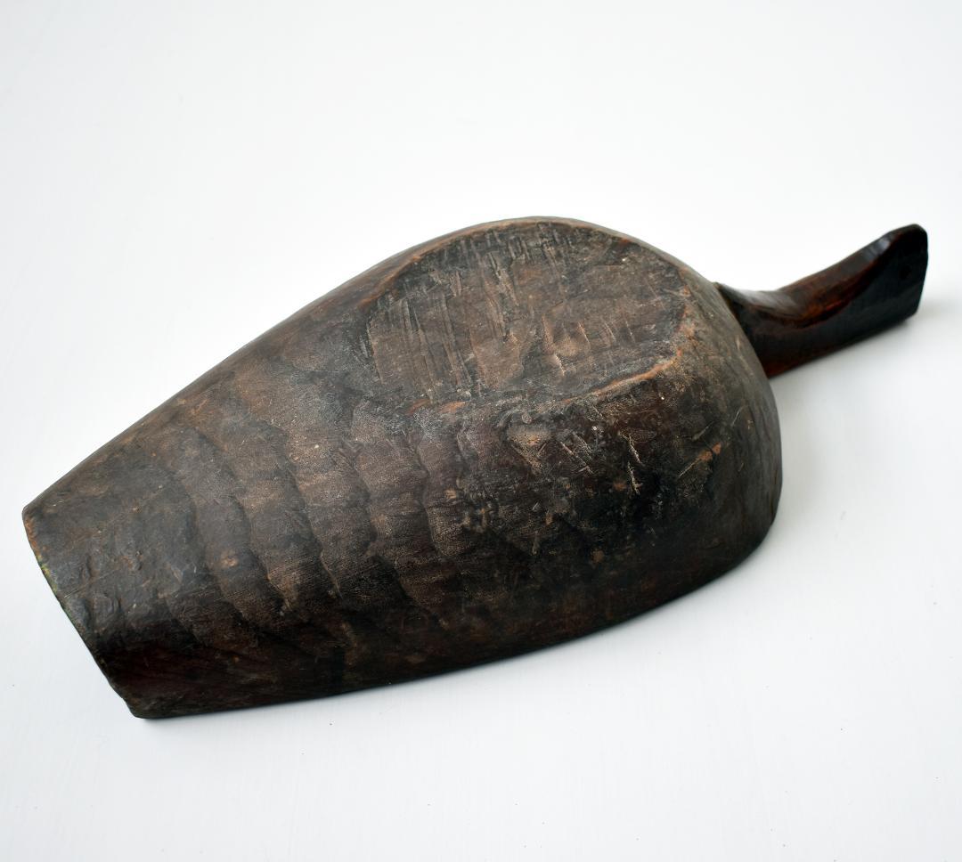 李朝時代 木製 柄杓 19世紀頃 済州島 韓国 朝鮮 高麗 古道具工芸民藝民芸